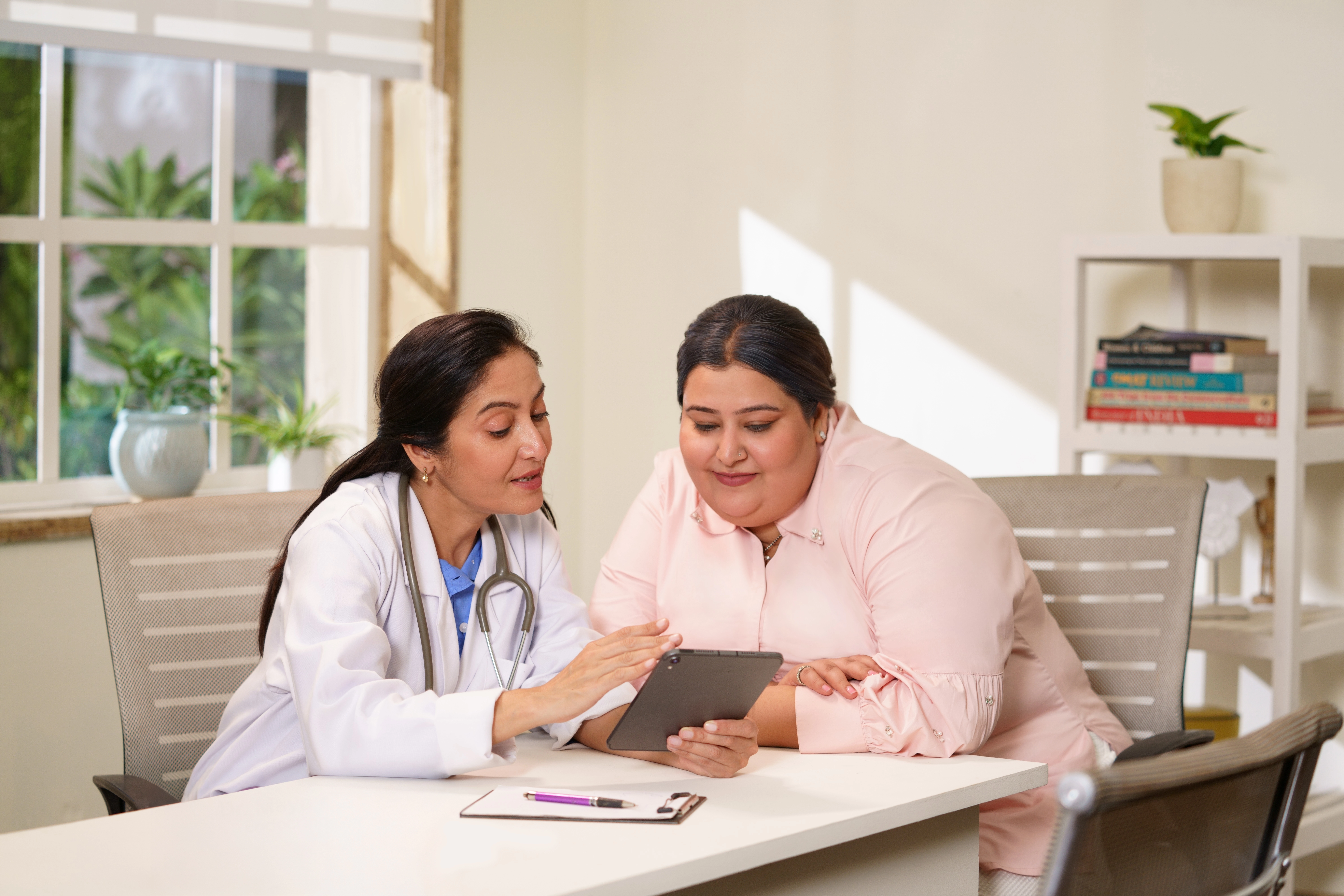 Person showing biological resistance to weight loss